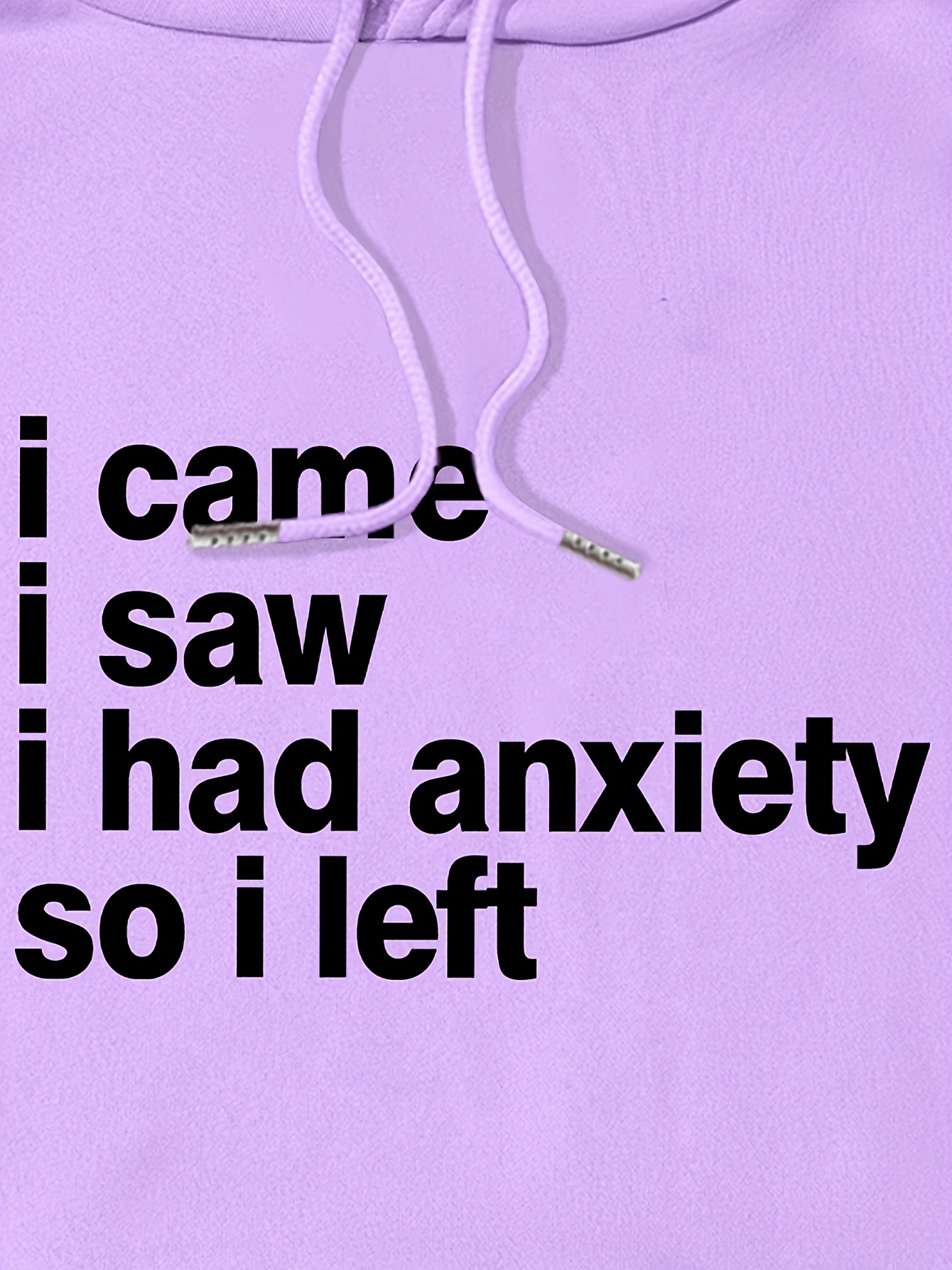 plus size casual sweatshirt womens plus slogan print long sleeve drawstring hooded pullover sweatshirt with kangaroo pockets casual tops for plus size womens clothing details 3